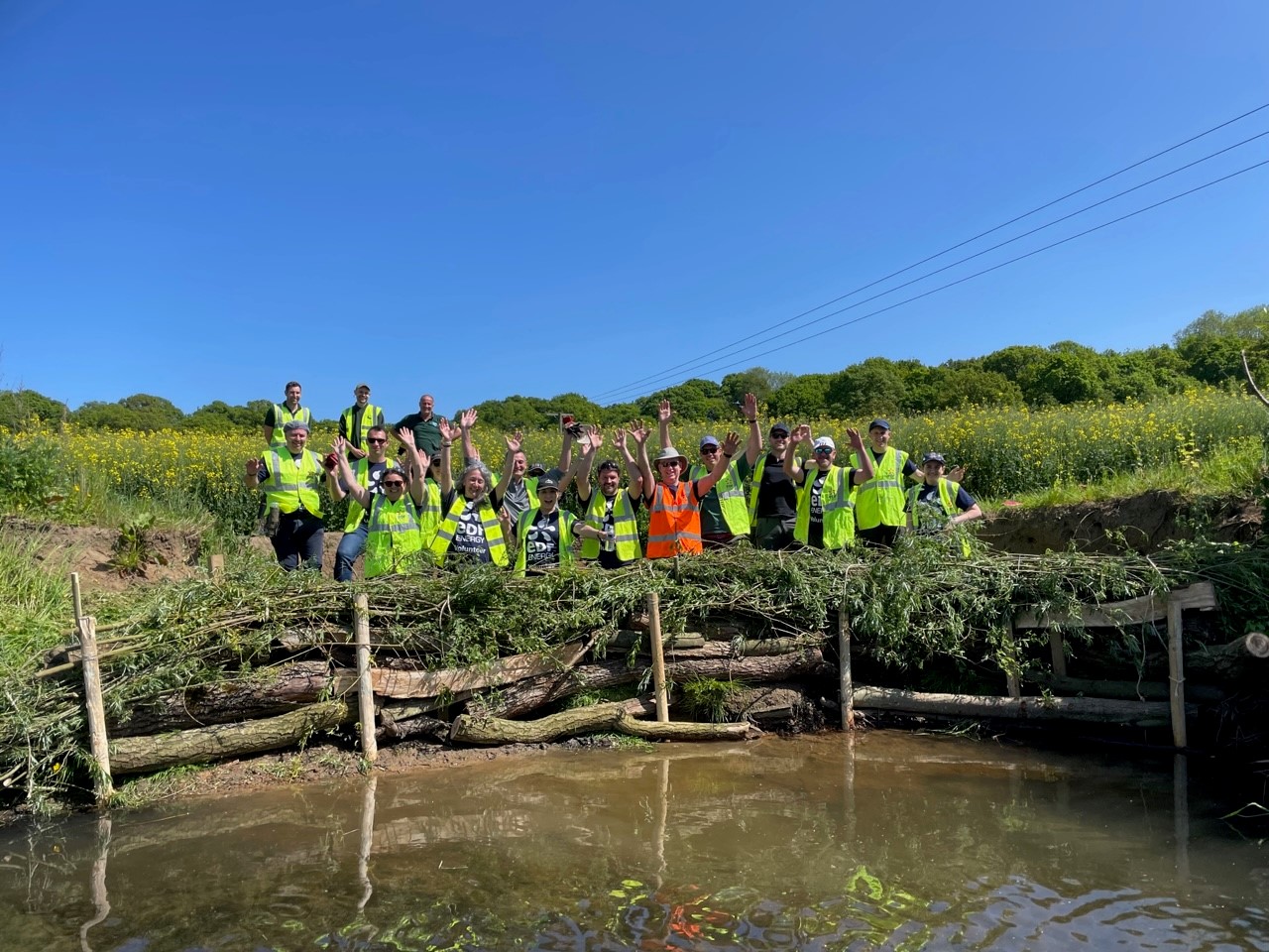 Wear Rivers Trust hosts EDF Corporate Volunteer Day