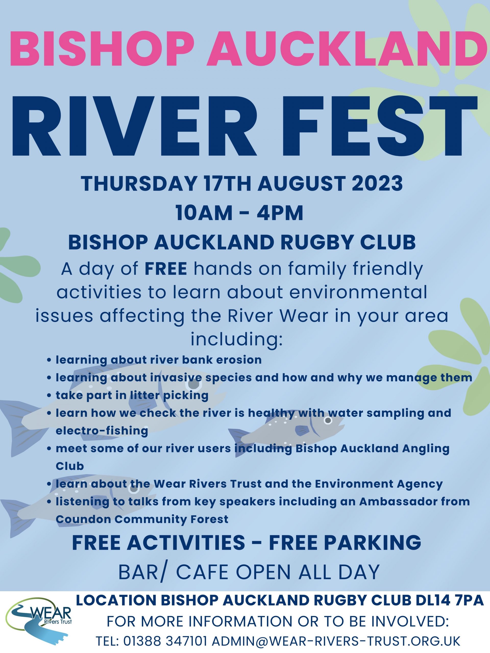 Come and join us at our first Bishop River Fest